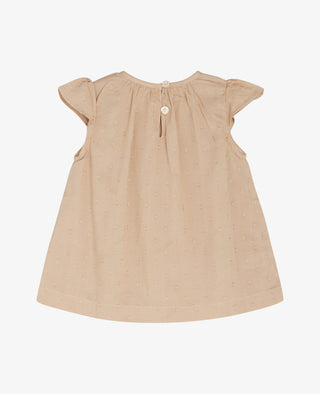 BABY STRUCTURED DOT KJOLE