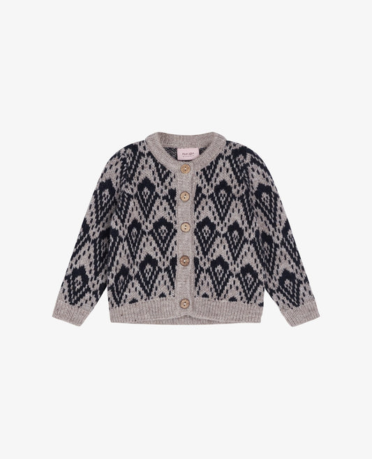 FREANNM ULD MIX BABY CARDIGAN