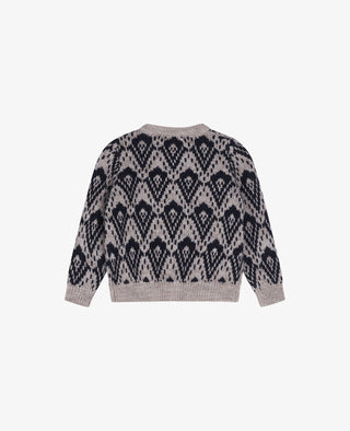 FREANNM ULD MIX BABY CARDIGAN