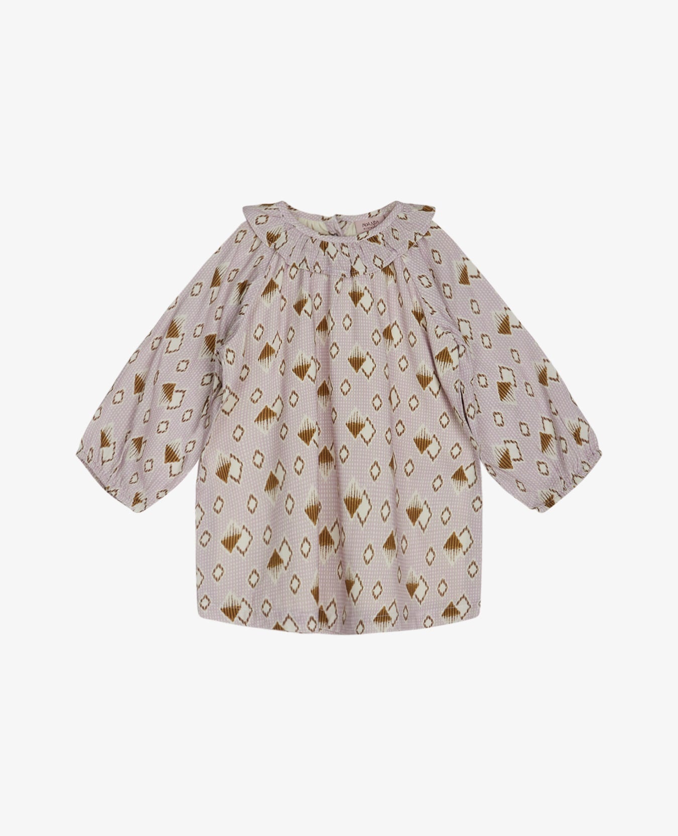 ALVIRANNM MØNSTRET BABYKJOLE