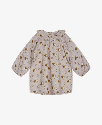 ALVIRANNM MØNSTRET BABYKJOLE