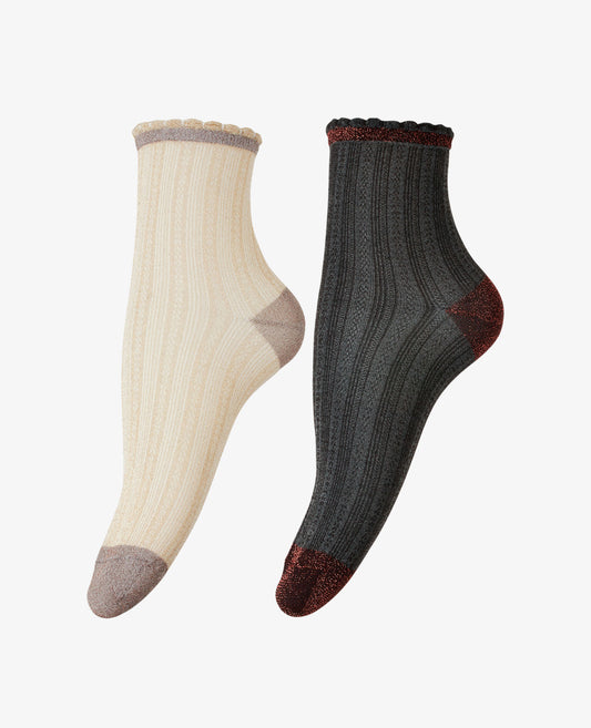 2 PACK PONELLI SOCK STRØMPER