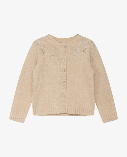 FAISANNM BABY CARDIGAN I ULDMIX