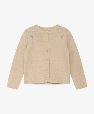 FAISANNM BABY CARDIGAN I ULDMIX