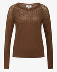 LOUISANN PULLOVER MED HULMØNSTER