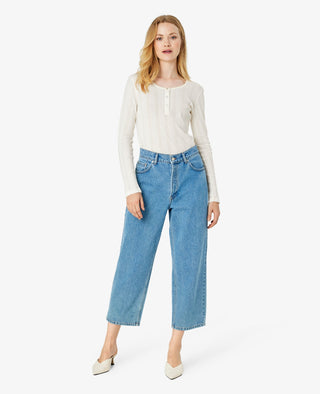 MINDYNN LANGÆRMET T-SHIRT