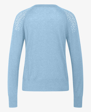 LOUISANN STRIKKET CARDIGAN MED HULMØNSTER