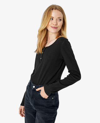 MINDYNN LANGÆRMET T-SHIRT