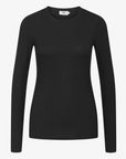 LYRANN RIBSTRIKKET BLUSE