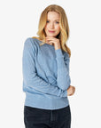 LOUISANN PULLOVER MED HULMØNSTER