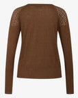LOUISANN PULLOVER MED HULMØNSTER