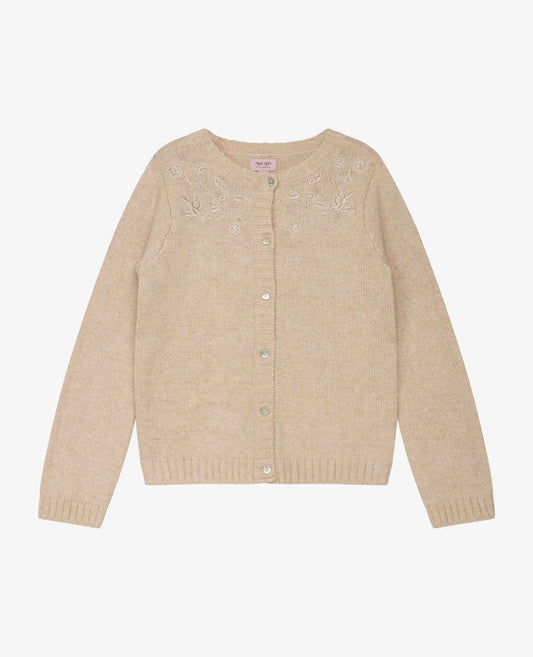 FAISANNM CARDIGAN I ULDMIX