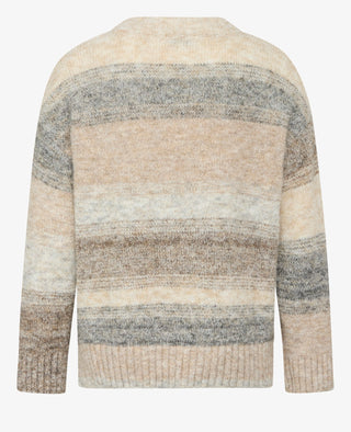 MAUDANN STRIKKET PULLOVER