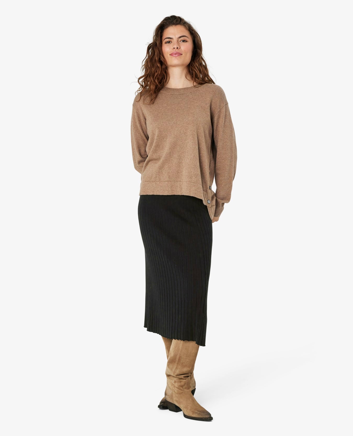 ESTELLENN KASHMIR MIX PULLOVER